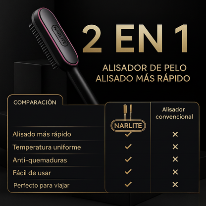 Alisa y peina tu cabello en menos tiempo