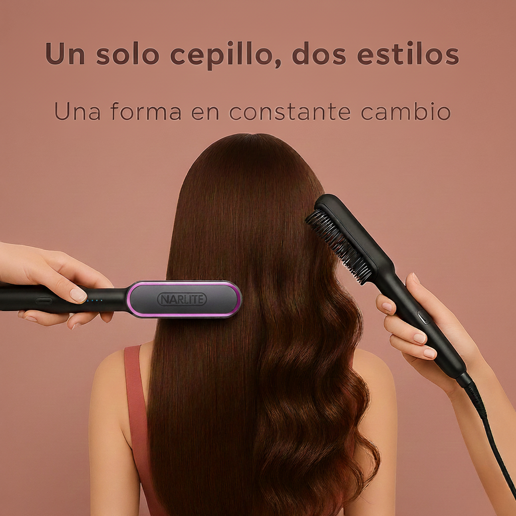 Alisa y peina tu cabello en menos tiempo