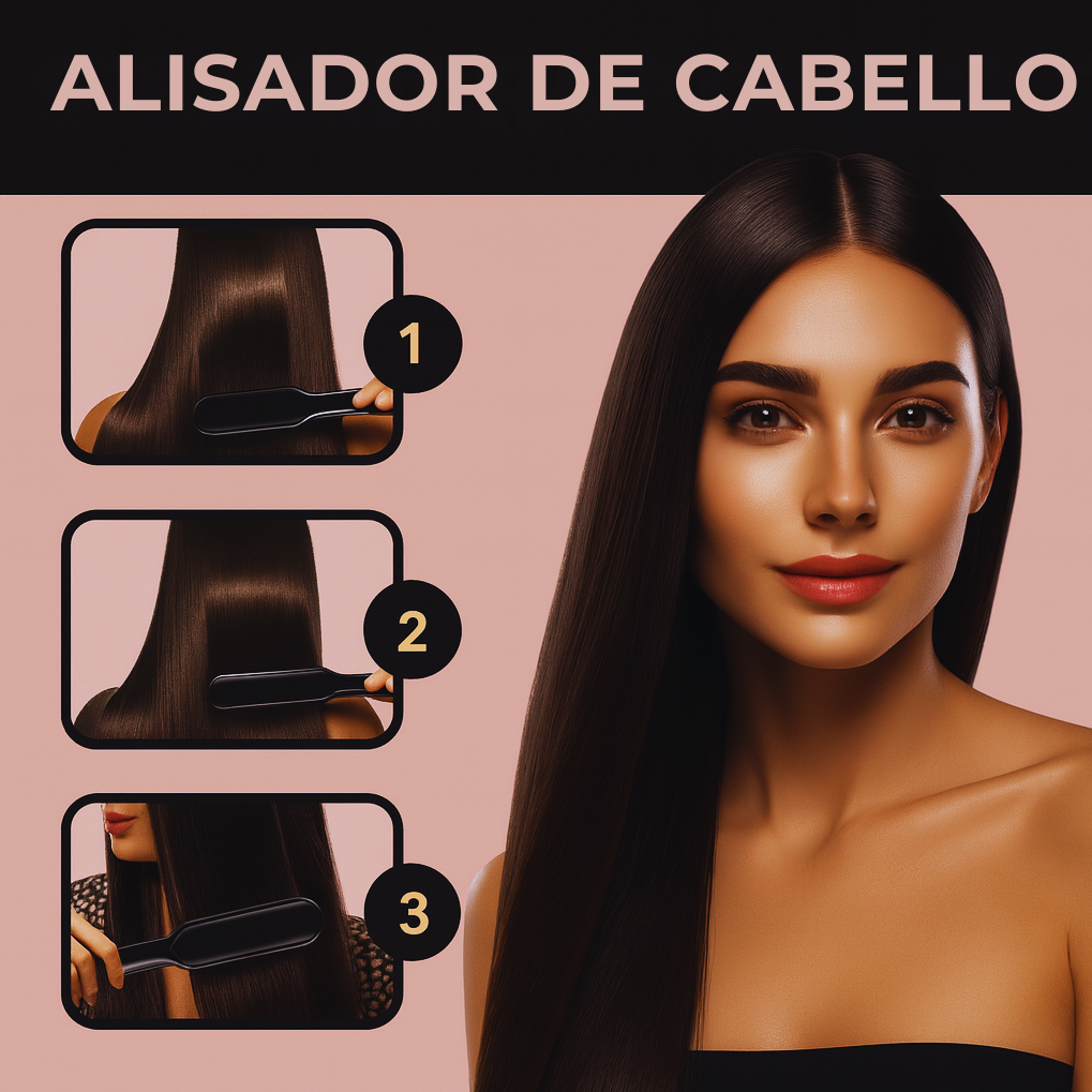 Alisa y peina tu cabello en menos tiempo