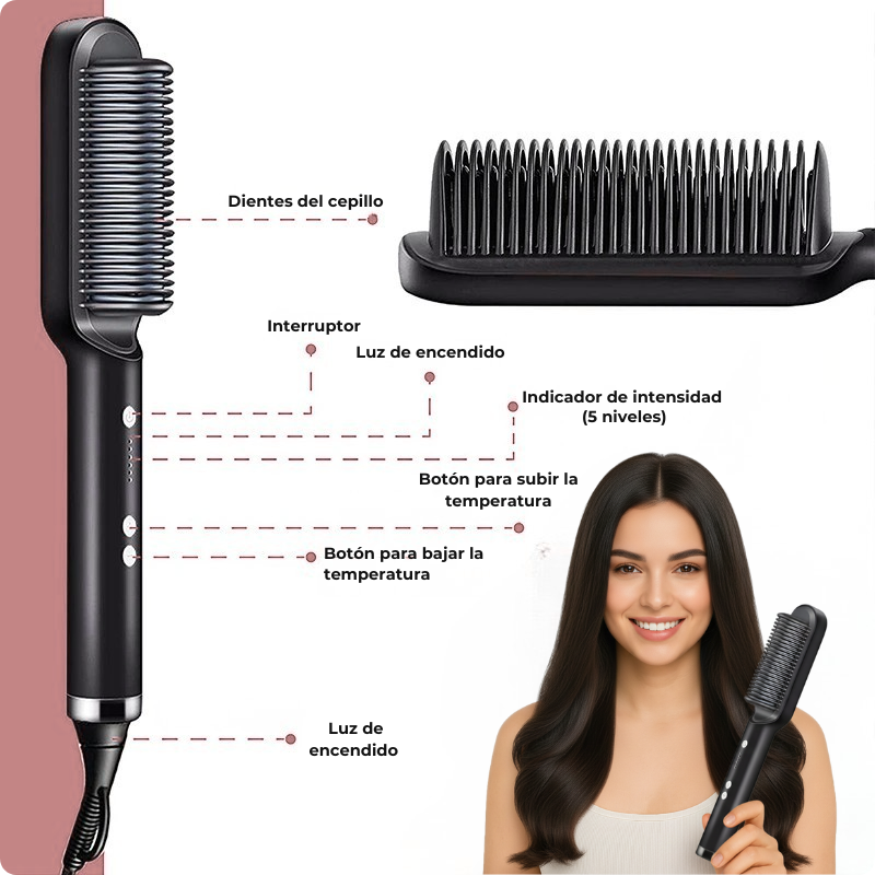 Alisa y peina tu cabello en menos tiempo