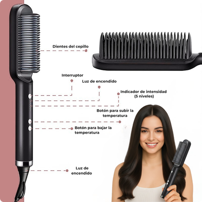 Alisa y peina tu cabello en menos tiempo
