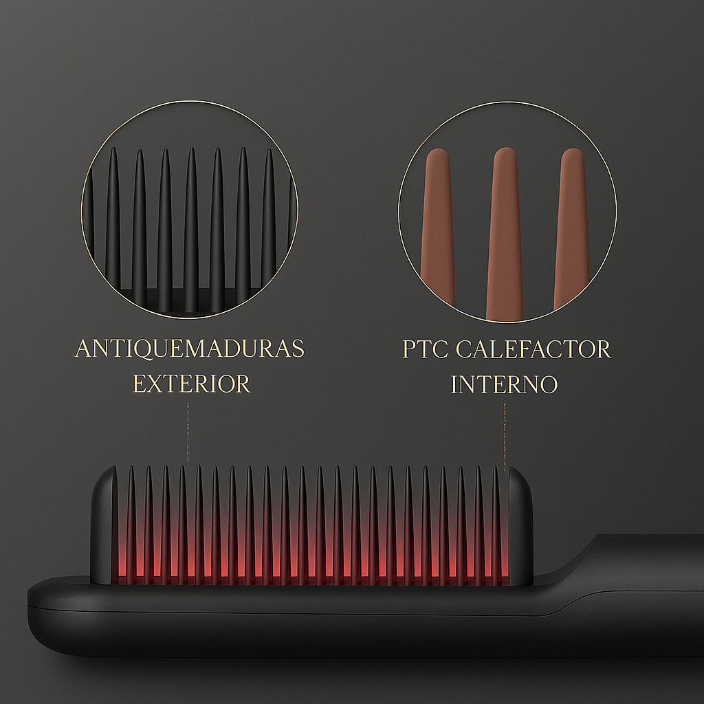 Alisa y peina tu cabello en menos tiempo