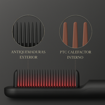 Alisa y peina tu cabello en menos tiempo